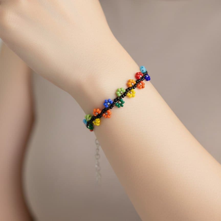 Floral Sparkle Bracelet 1