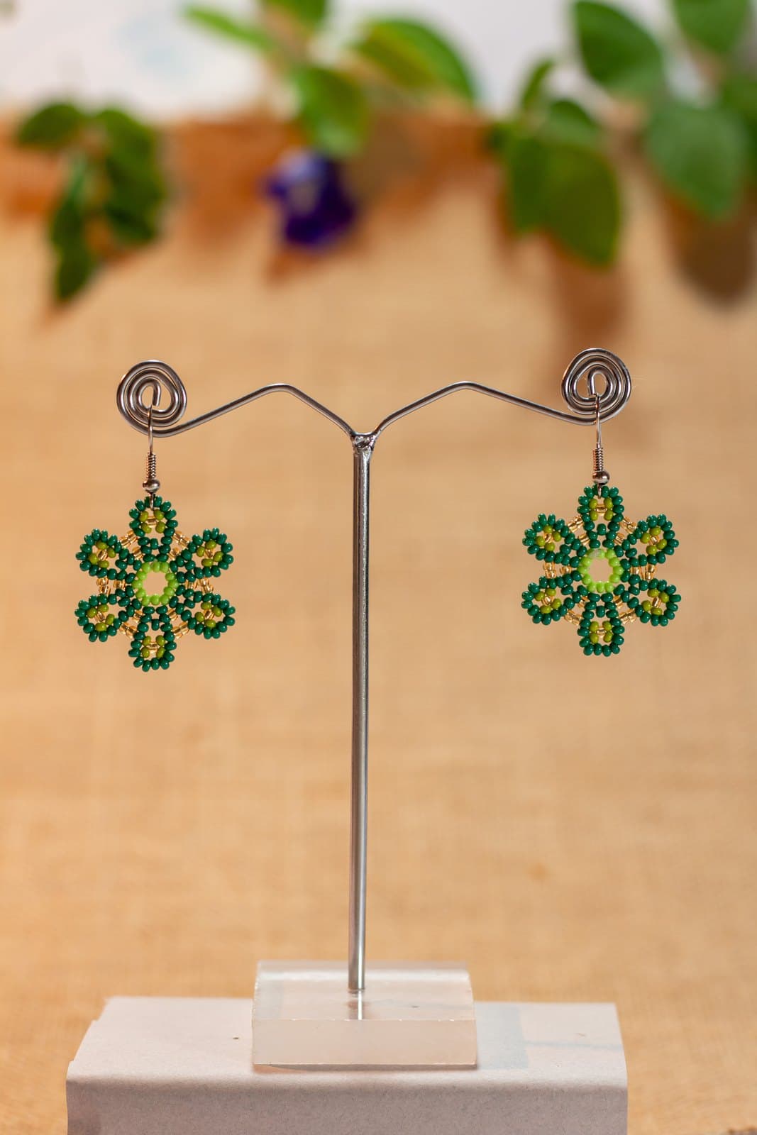 Floral Drop Earrings 2