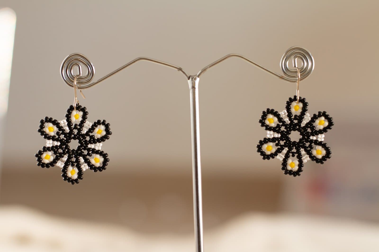 Floral Drop Earrings 4