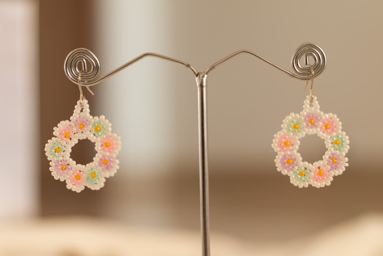 Floral Drop Earrings 2