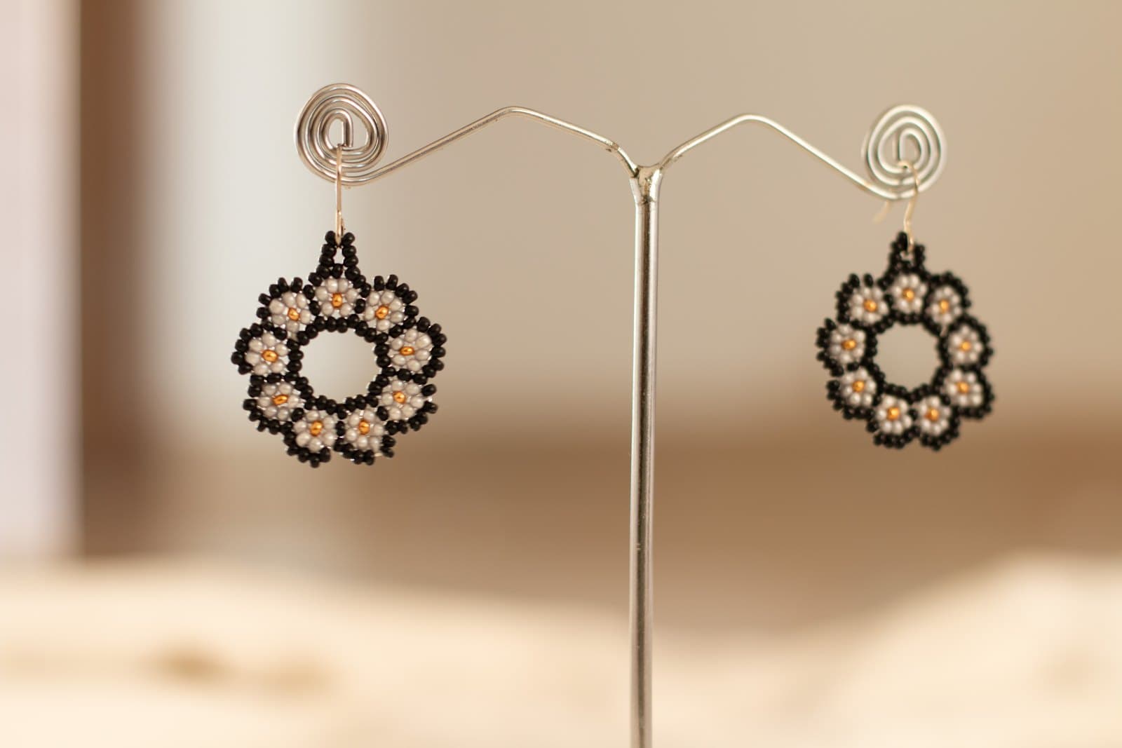 Floral Drop Earrings 3