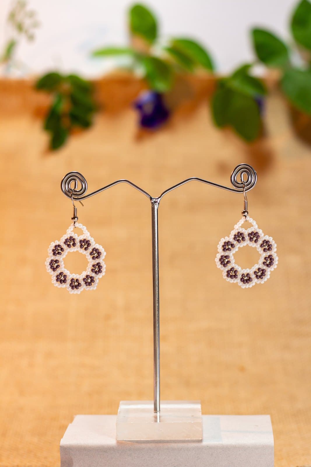 Floral Drop Earrings 4