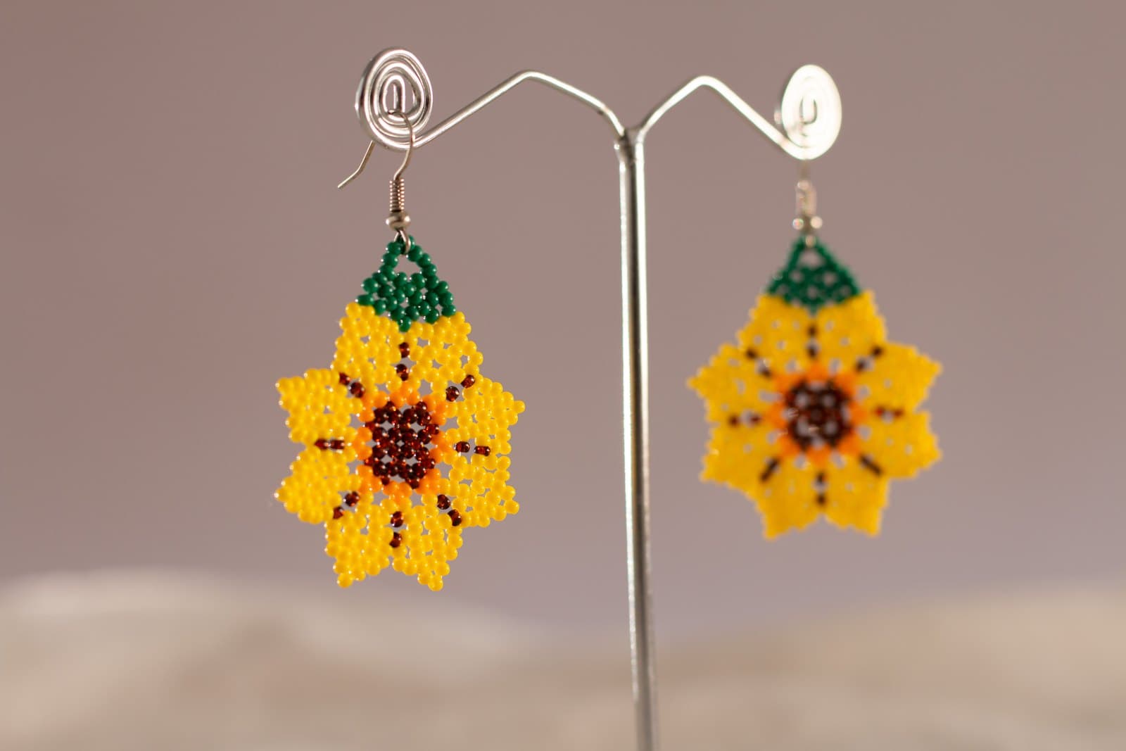 Floral Drop Earrings 1