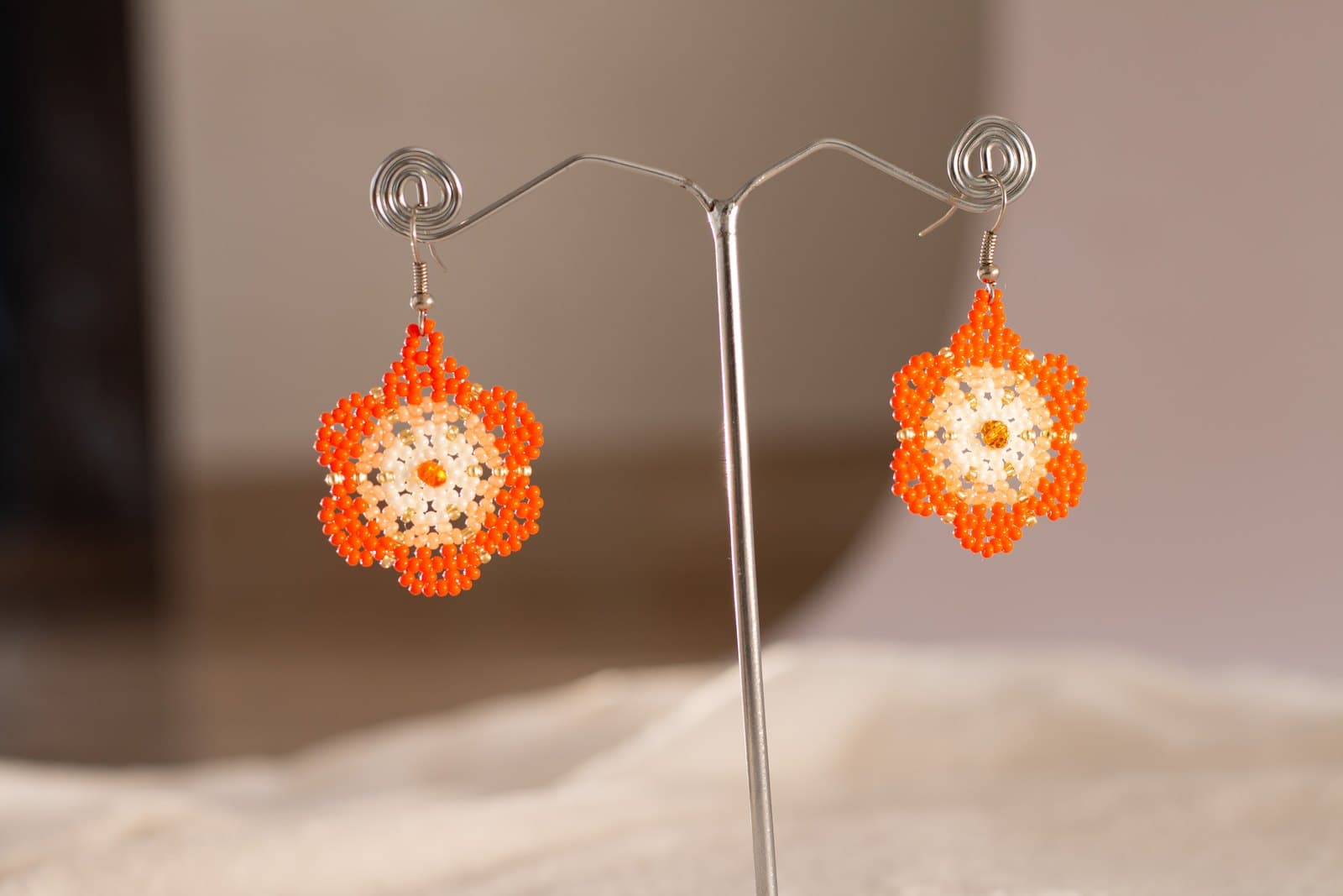 Floral Drop Earrings 3