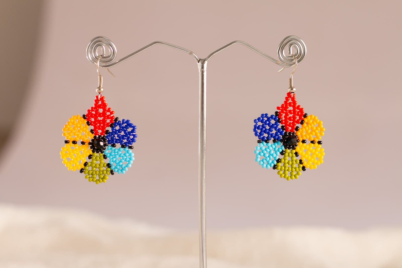 Floral Drop Earrings 4