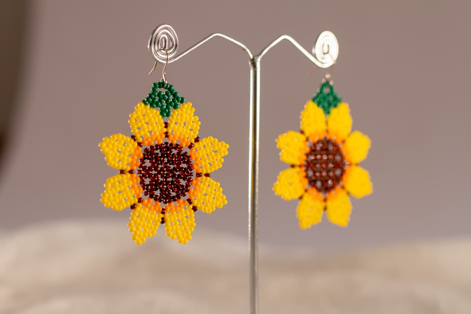 Floral Drop Earrings 1