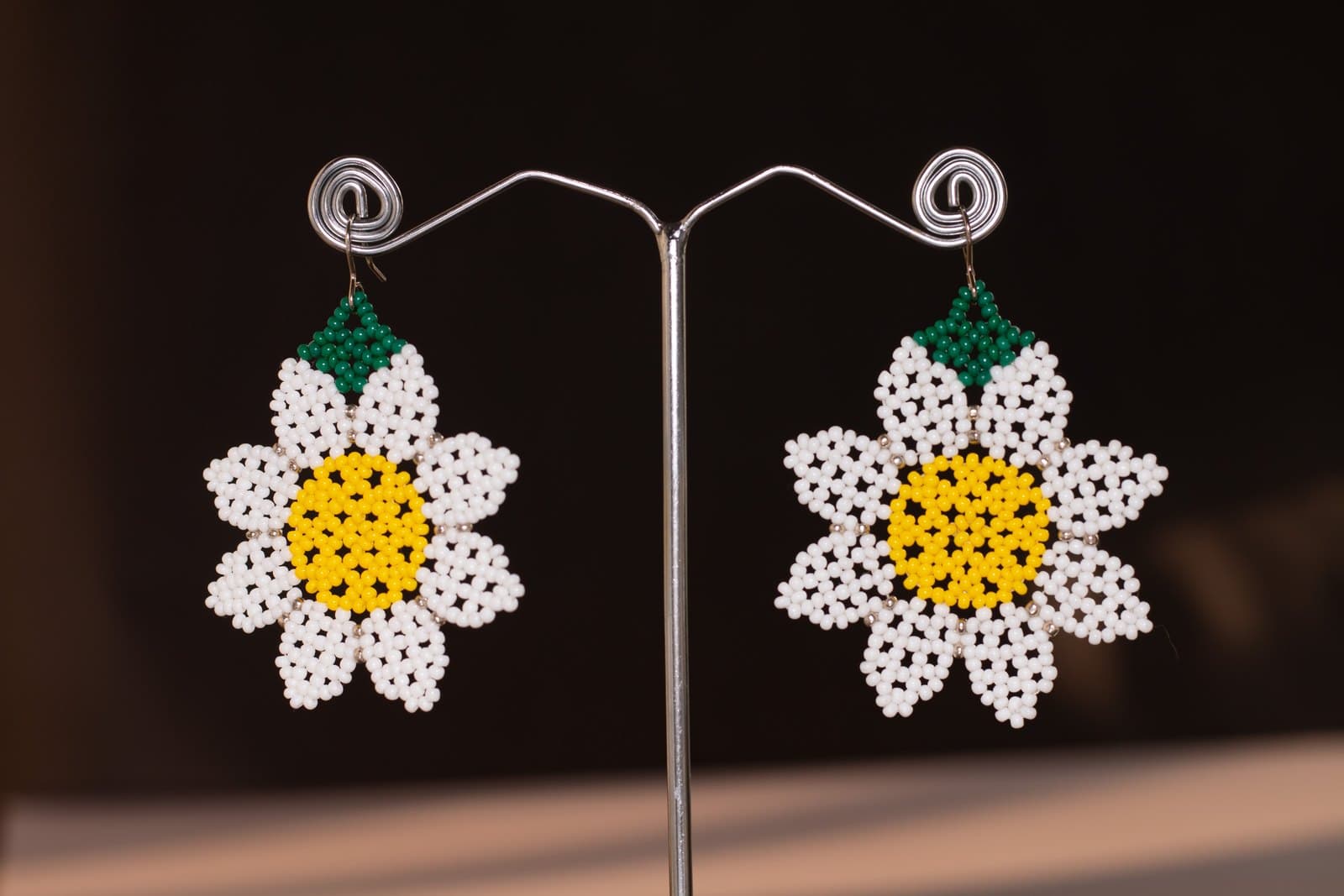 Floral Drop Earrings 2