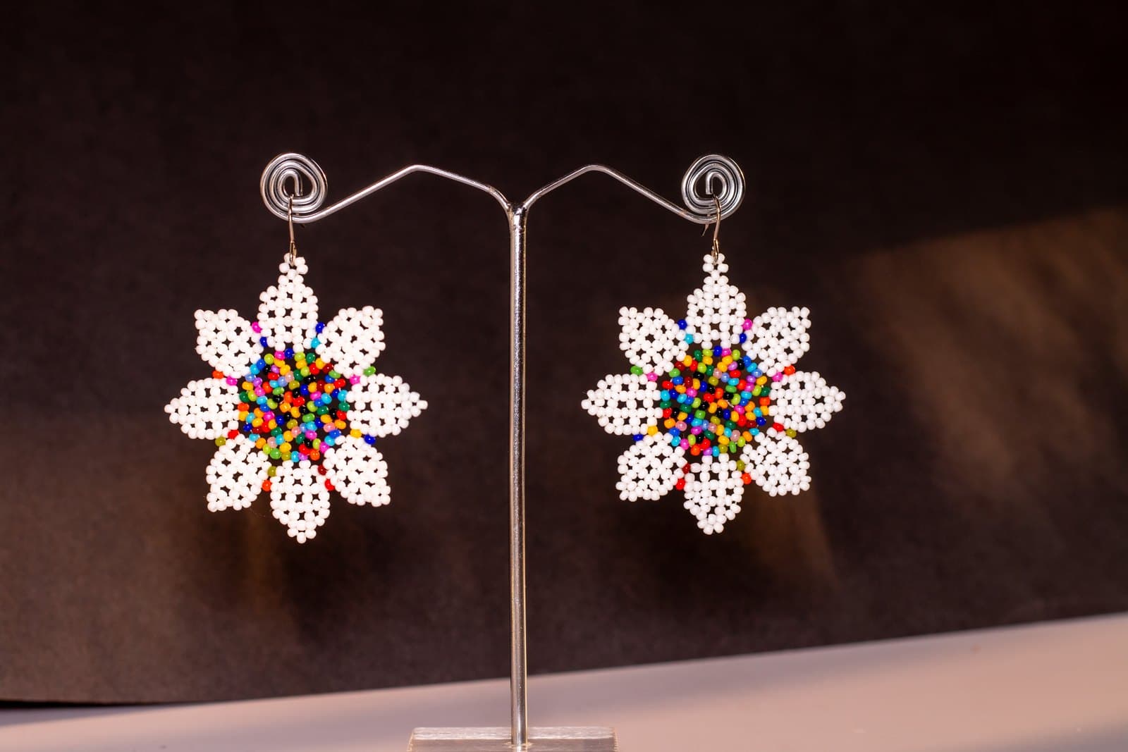 Floral Drop Earrings 3