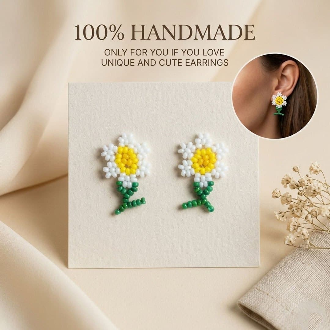 Stem Flower Studs 2